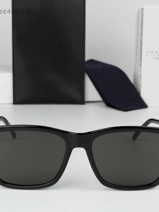 Saint Laurent Women Sunglasses Black Square SL318 001 NEW AUTHENTIC main image 8